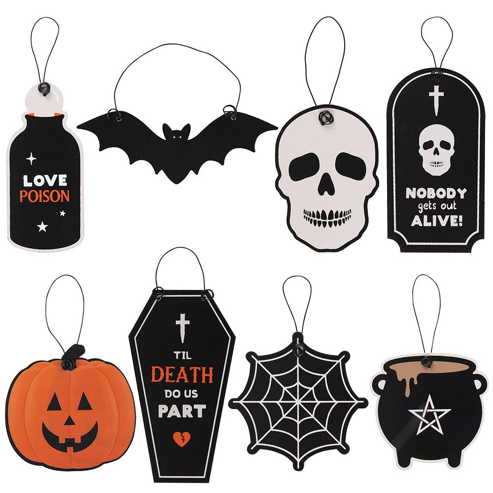 48Spooky Mini Hanging Signs
