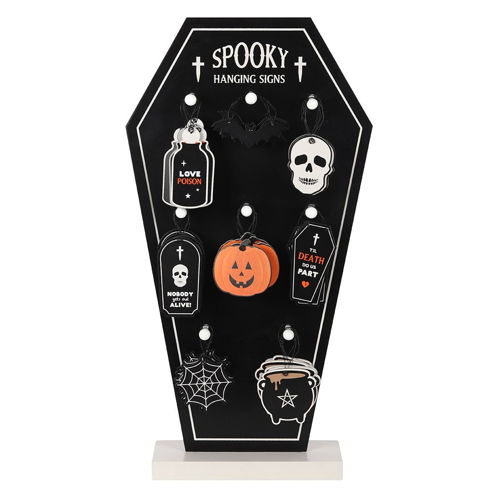 48Spooky Mini Hanging Signs